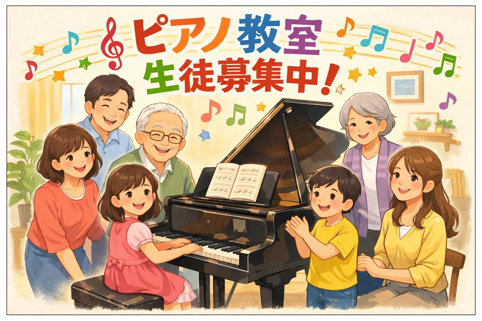 御殿場市二枚橋のピアノ教室~2026年の生徒募集状況~